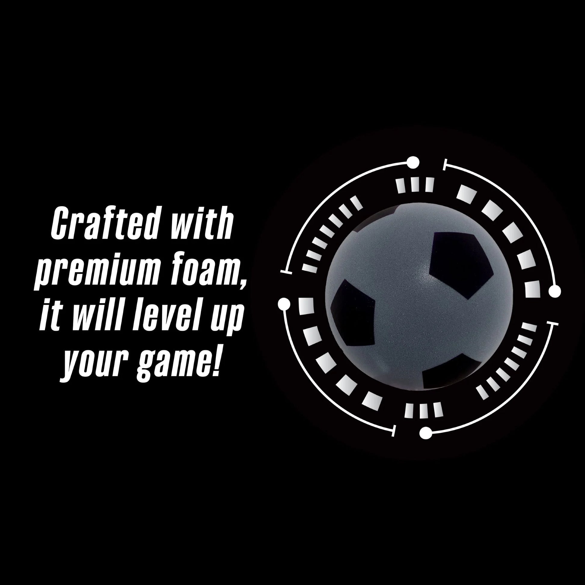 Supreme Silent Soccer Ball, Durable Foam, Full Size, No Pump Required, Ages 3+