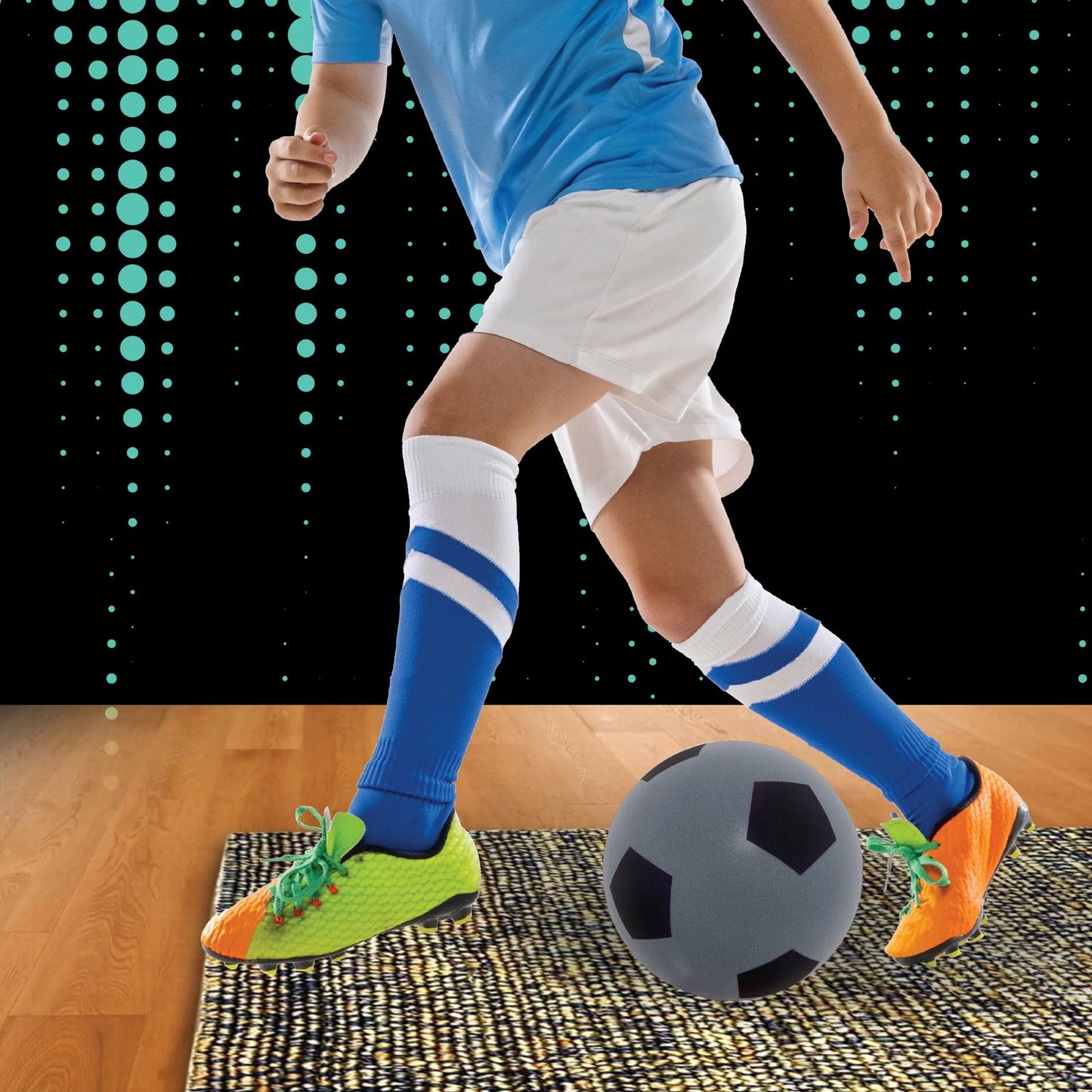 Supreme Silent Soccer Ball, Durable Foam, Full Size, No Pump Required, Ages 3+